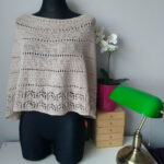 ponczo okragle opis wykonania